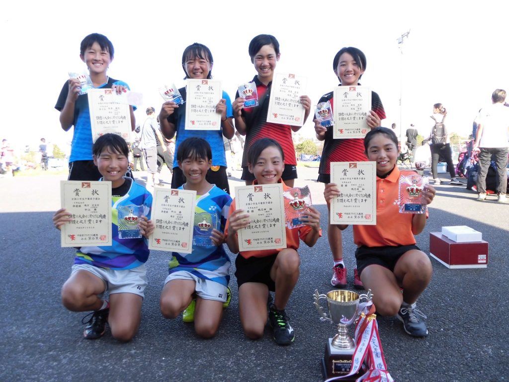 19 10 5 全国小学生千葉県予選会結果を大会記録のページに掲載 千葉県ソフトテニス連盟